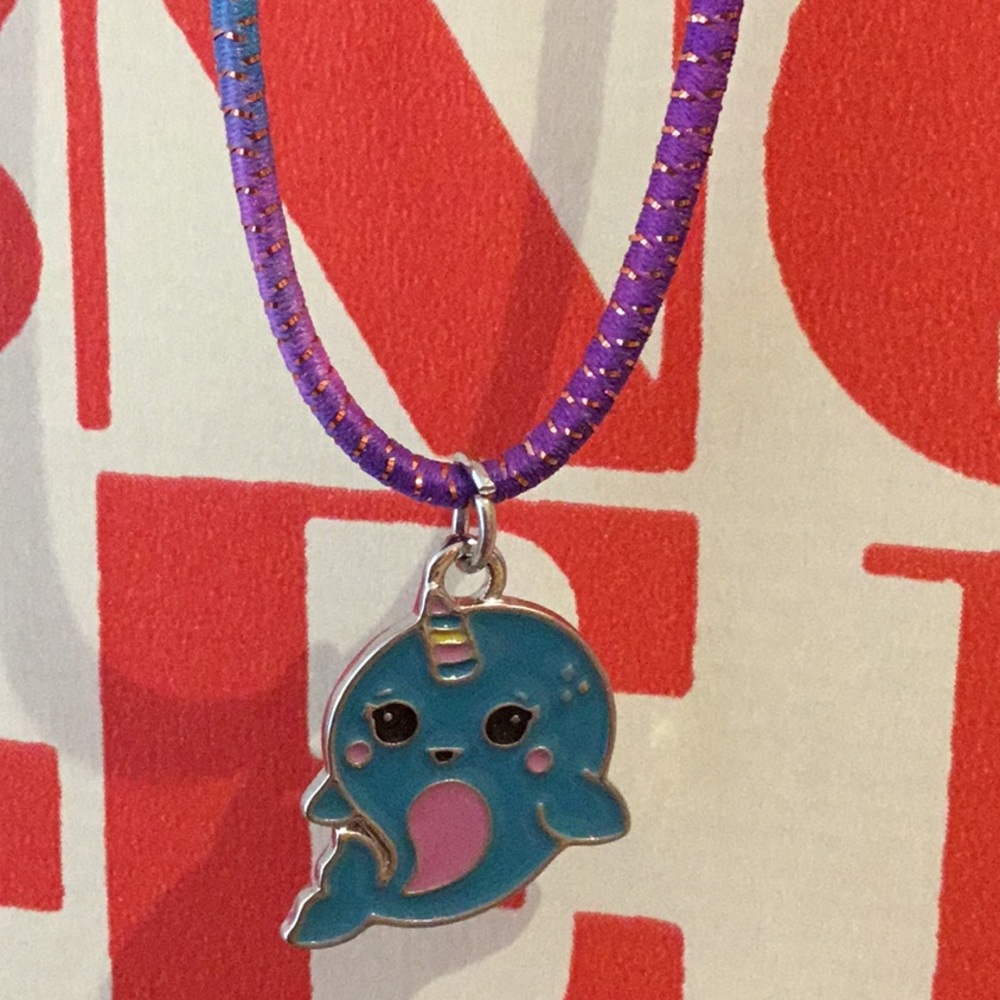 Top Trenz Narwhal Necklace, NWT